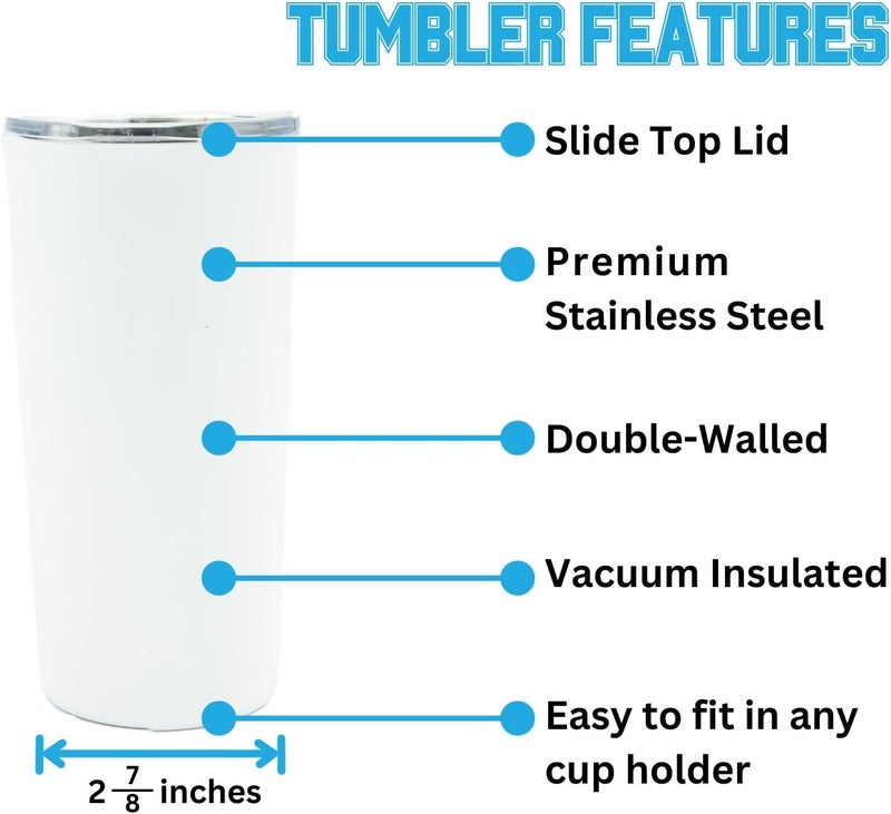 Decorvo Officially Licensed Collegiate Stainless Steel Tumbler - Double Walled Insulated Travel Tumbler with Slide Lid - 18 oz (East Carolina) - Image 3